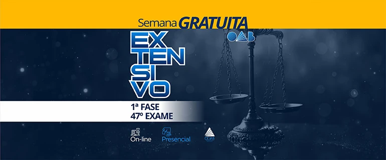 Primeiras Aulas Gratuitas OAB 47