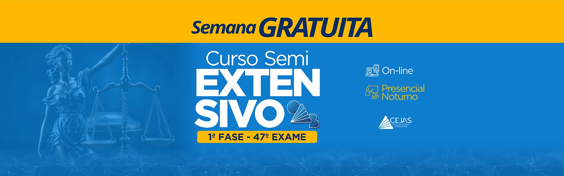 Semana Gratuita - Semiextensivo OAB 1ª Fase - 47° Exame