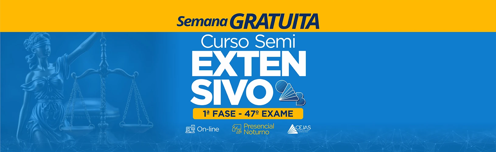 Semana Gratuita - Semiextensivo OAB 1ª Fase - 47° Exame