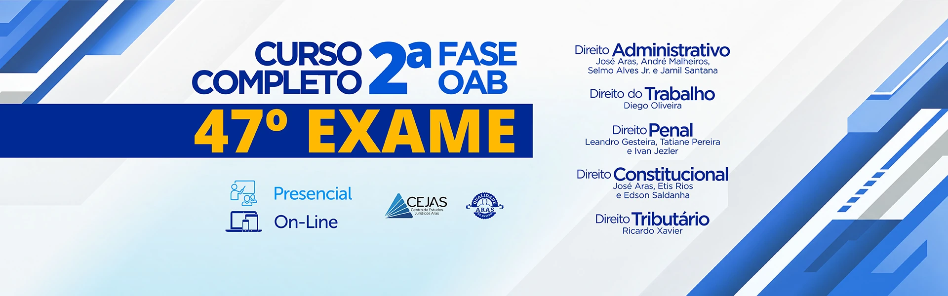 OAB 2ª FASE - 47º ( Online / Presencial )