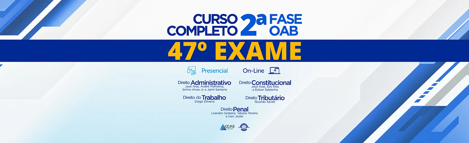 OAB 2ª FASE - 47º ( Online / Presencial )