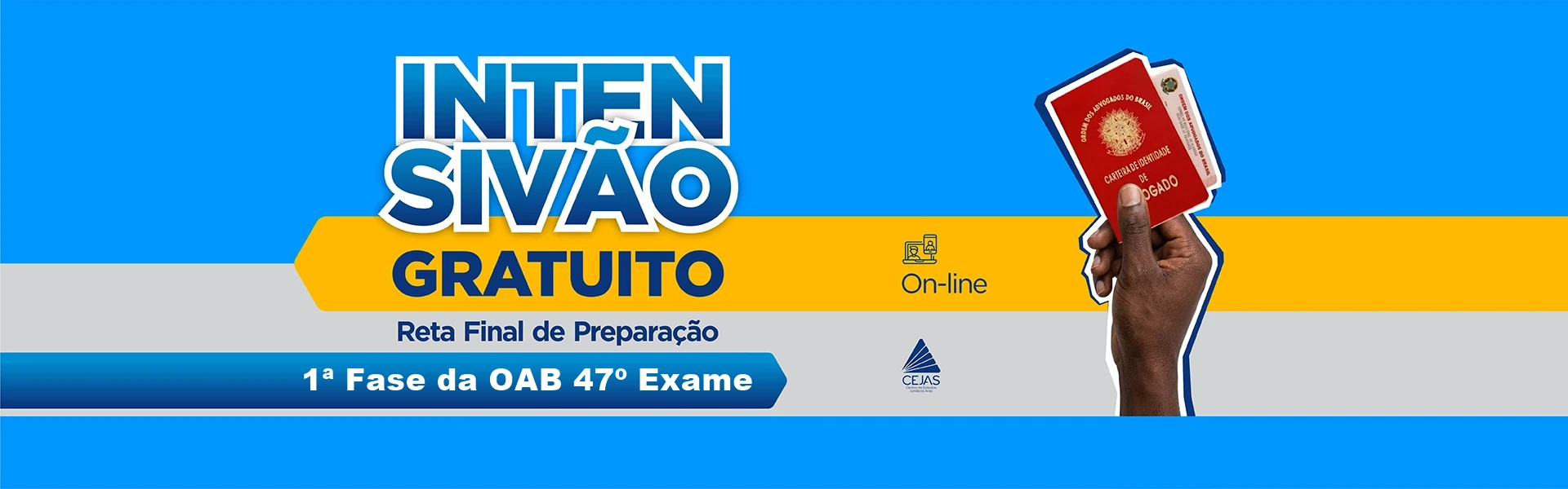 Intensivão Gratuito - OAB 1ª Fase 47º Exame