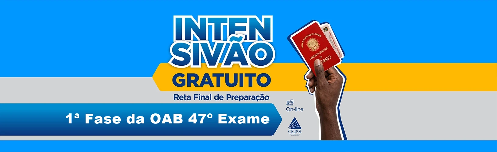 Intensivão Gratuito - OAB 1ª Fase 47º Exame