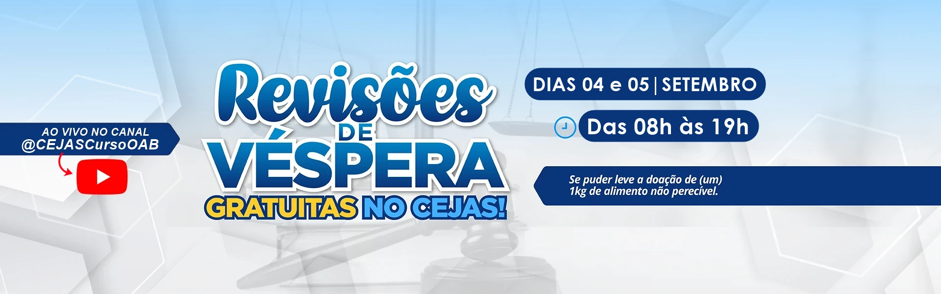 Revisões de Véspera - 1ª Fase 47º exame