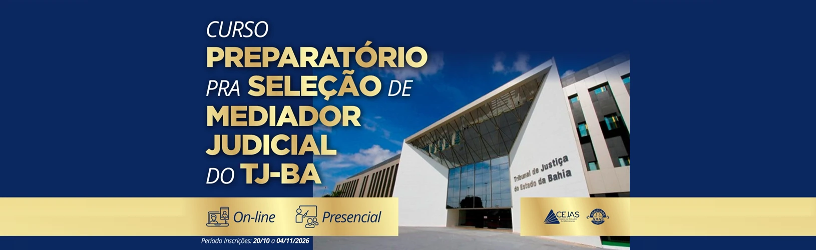 Processo Seletivo de Mediador Judicial – TJBA 2026 | Híbrido