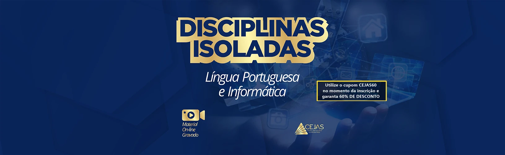 DISCIPLINAS ISOLADAS - Língua Portuguesa e Informática